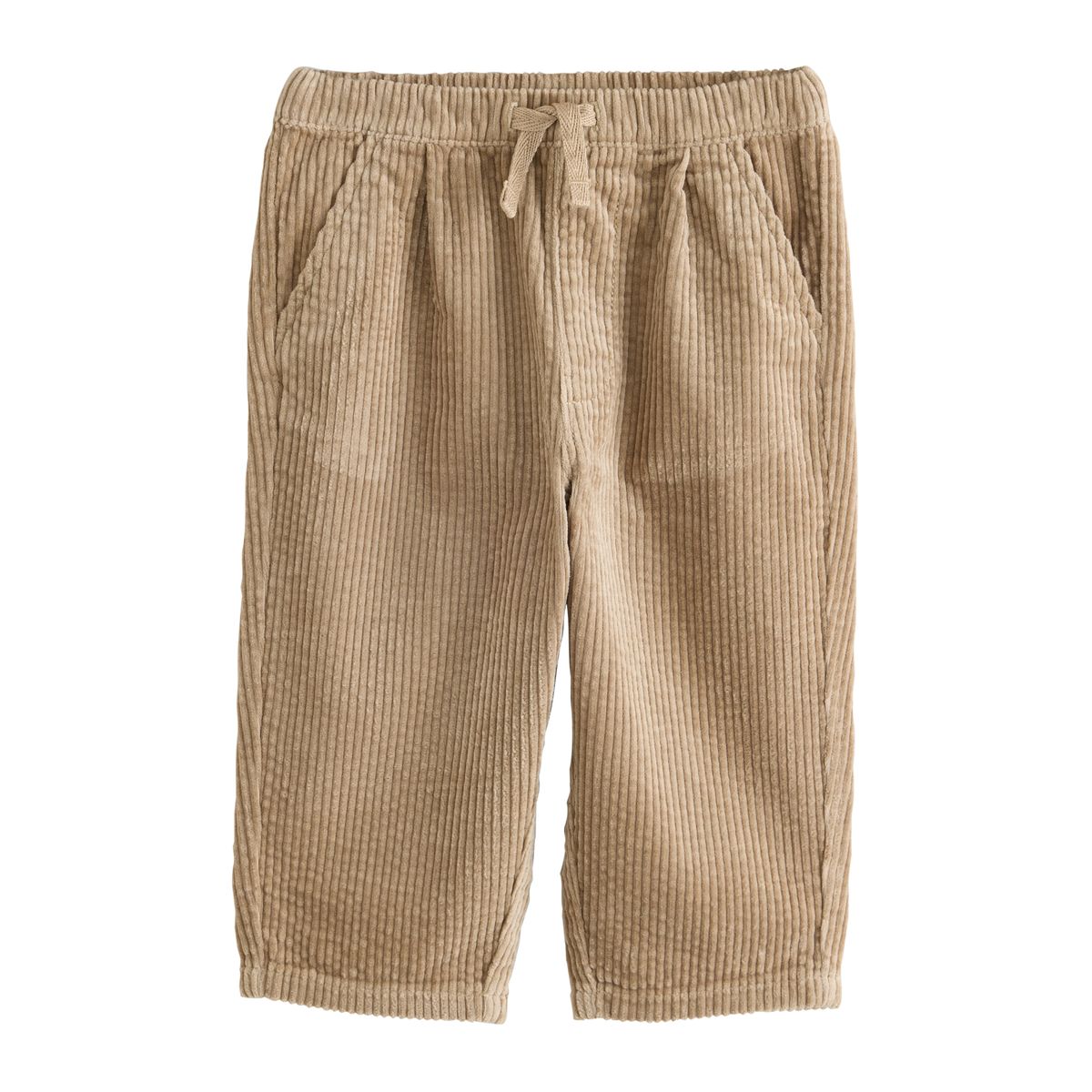 Pantalon en velours côtelé texturé beige pierre, NEXT