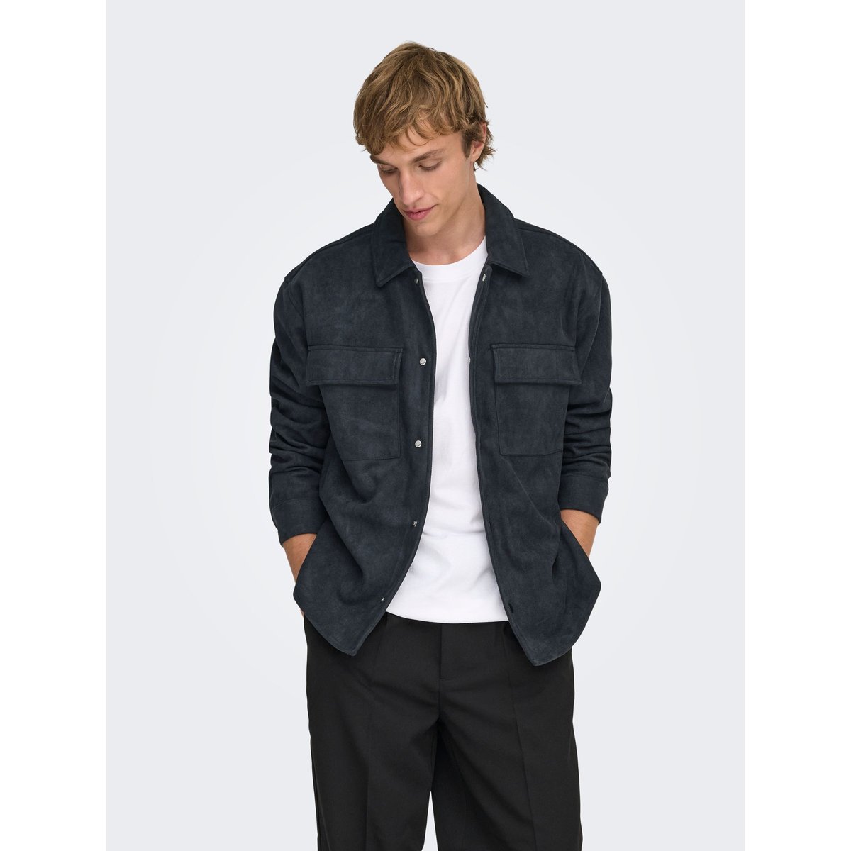 Veste-Chemise black 1, ONLY & SONS