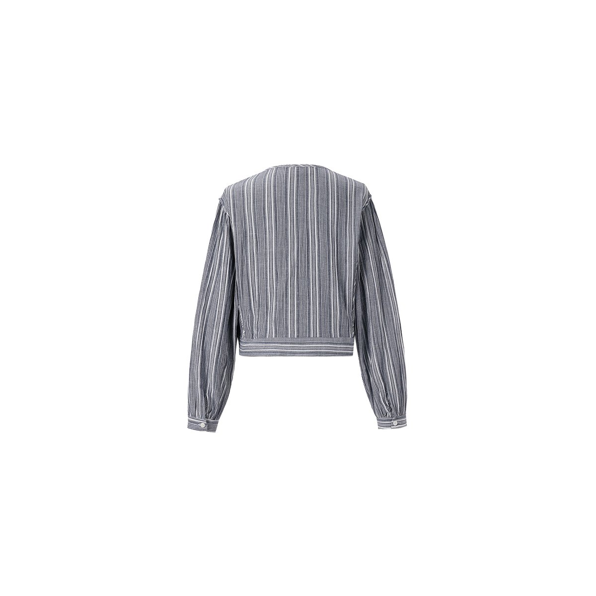 Blouse en coton AMURINA bleu jean, FRNCH