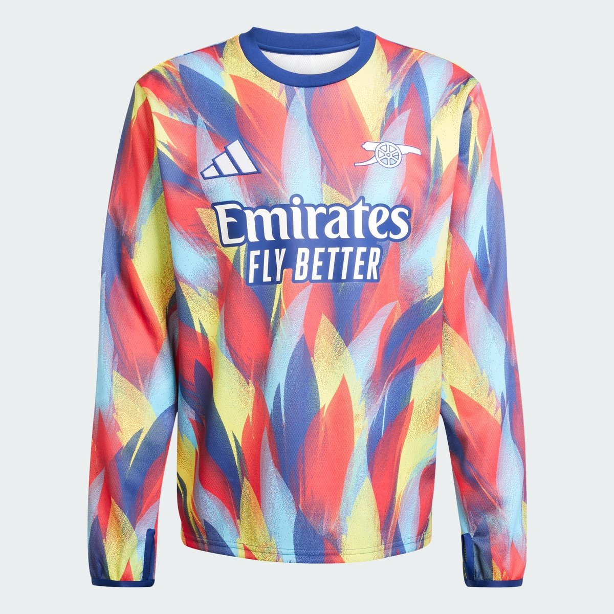 Haut D'échauffement Chaud Arsenal 25/26 victory blue / pure ruby / bright yellow / bright cyan, adidas Performance