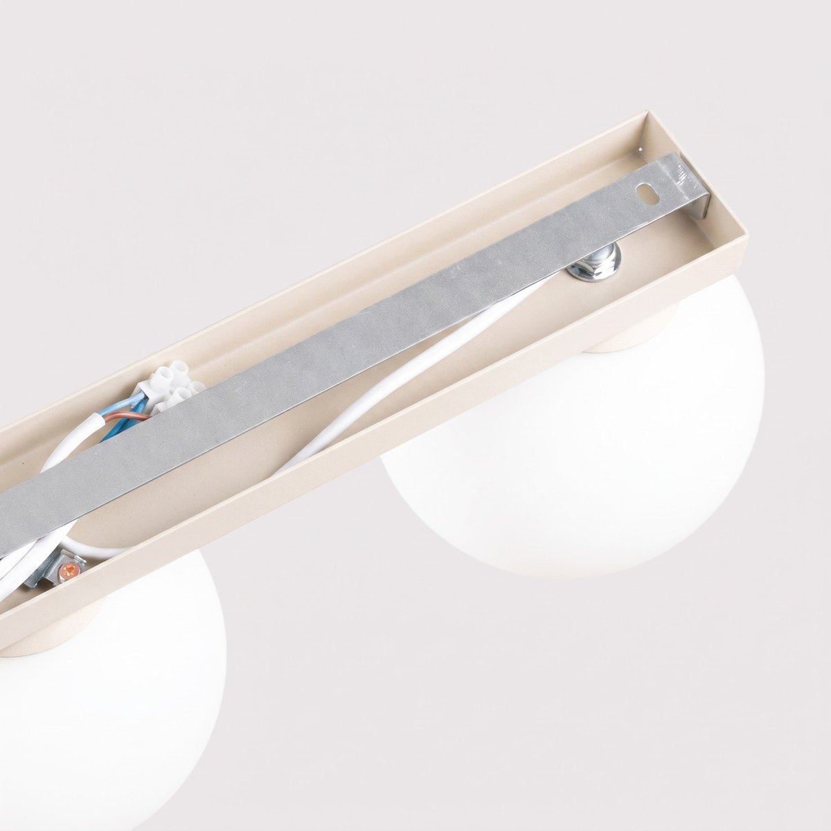 Plafonnier Acier Beige G9 2 Yoli beige, EDEN