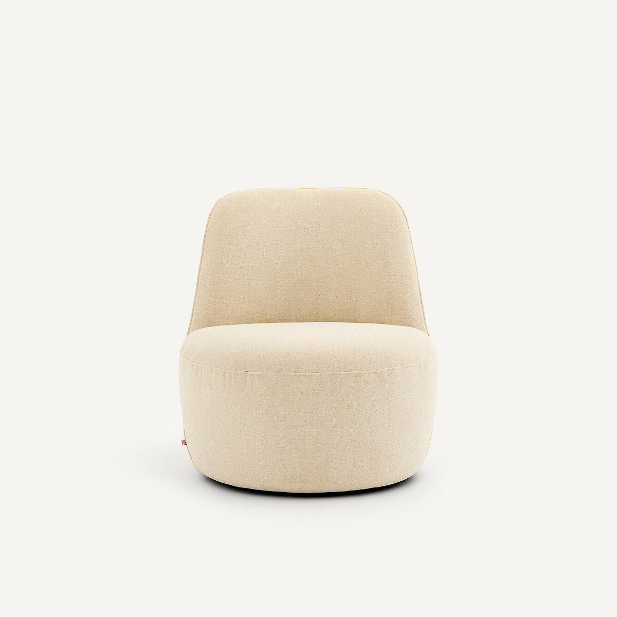 Sillón giratorio de poliéster, ROSEBURY, diseño de Emmanuel Gallina marfil, AM.PM X EMMANUEL GALLINA