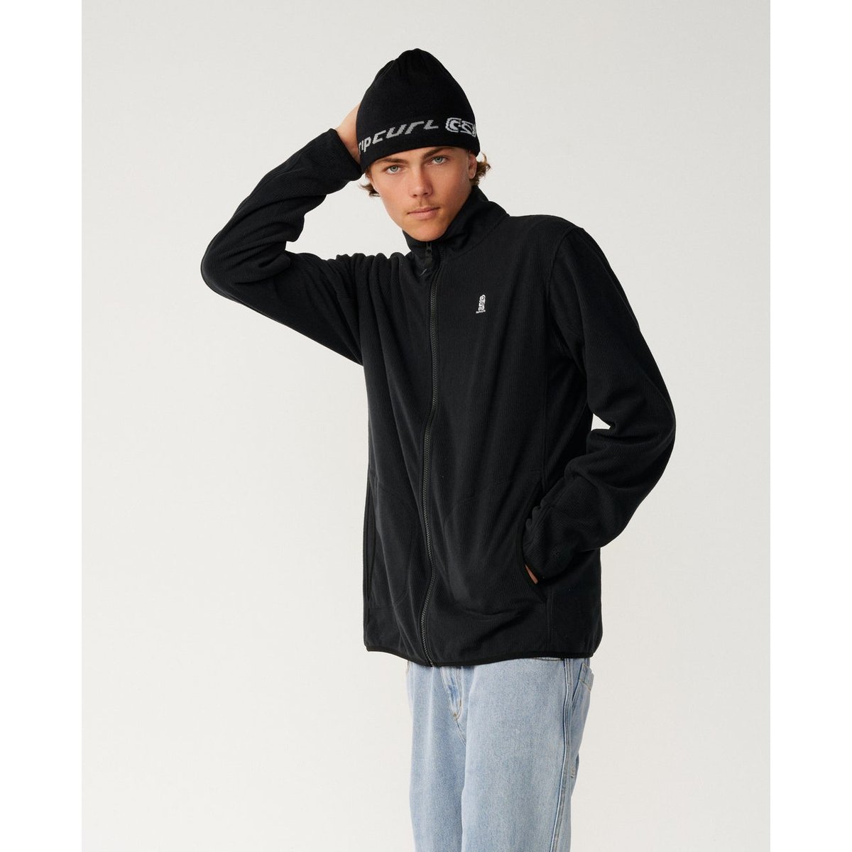 Sweat SEARCH SERIES POLAR ZIP noir, RIP CURL