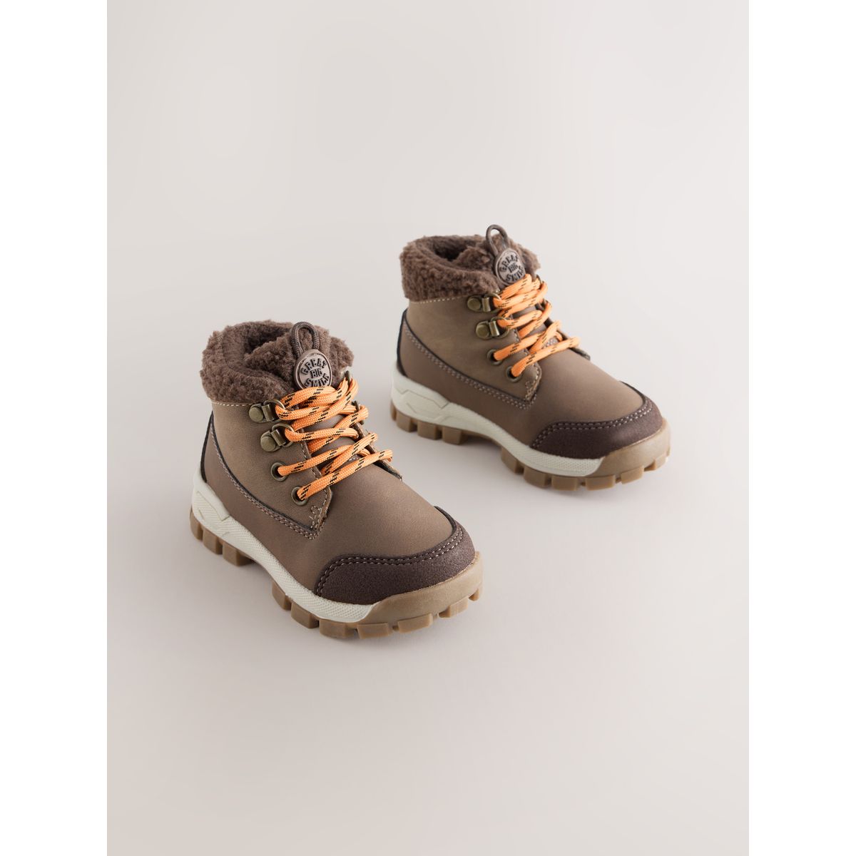 Bottines de marche à lacets marron, NEXT