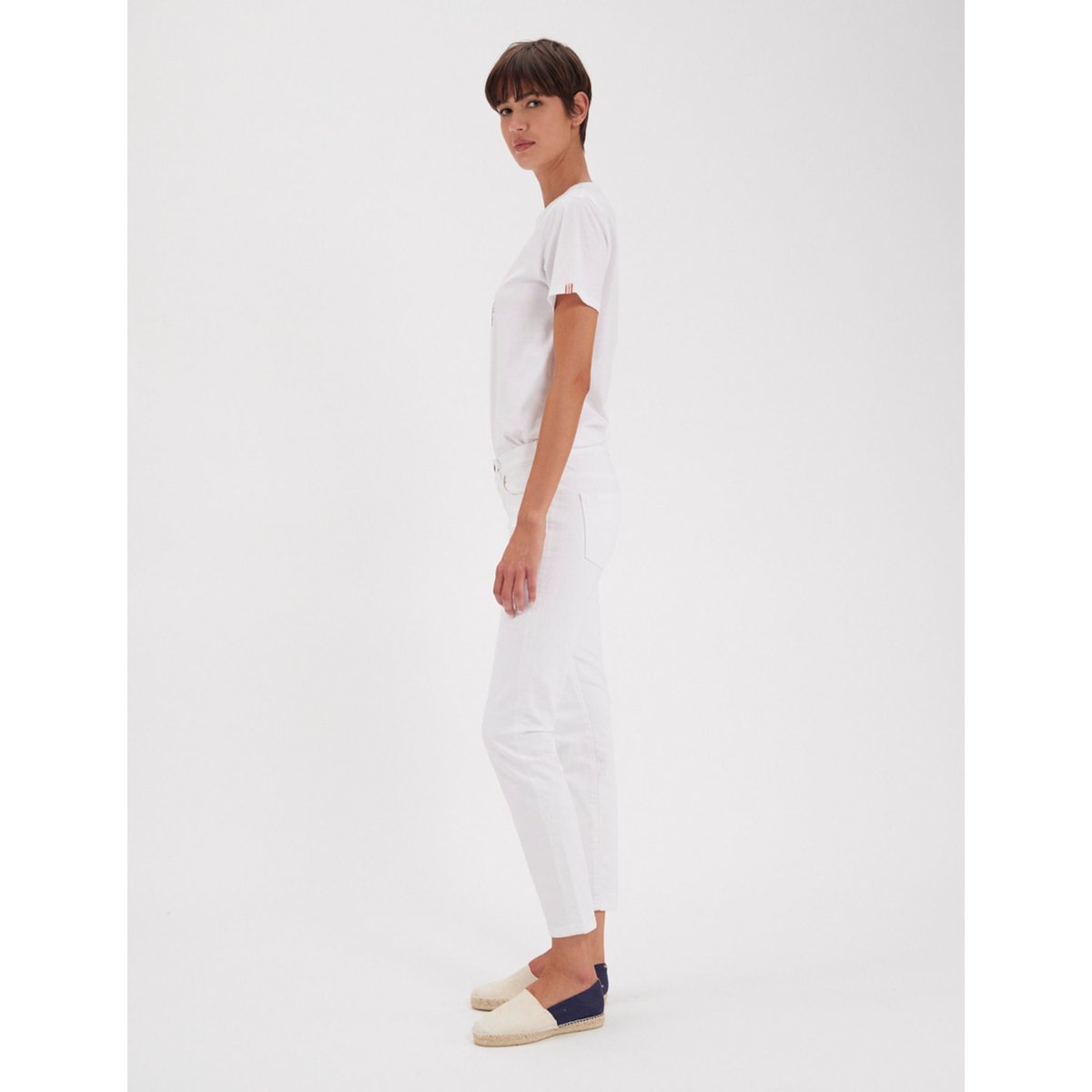 Denim bamboo blanc, INES DE LA FRESSANGE PARIS