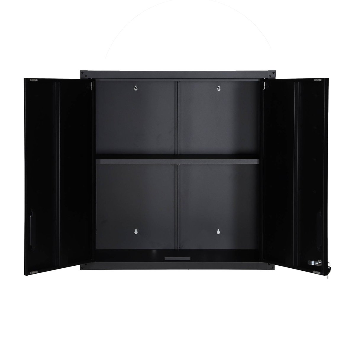 Meuble haut de rangement pour garage BOBBY noir, SWEEEK
