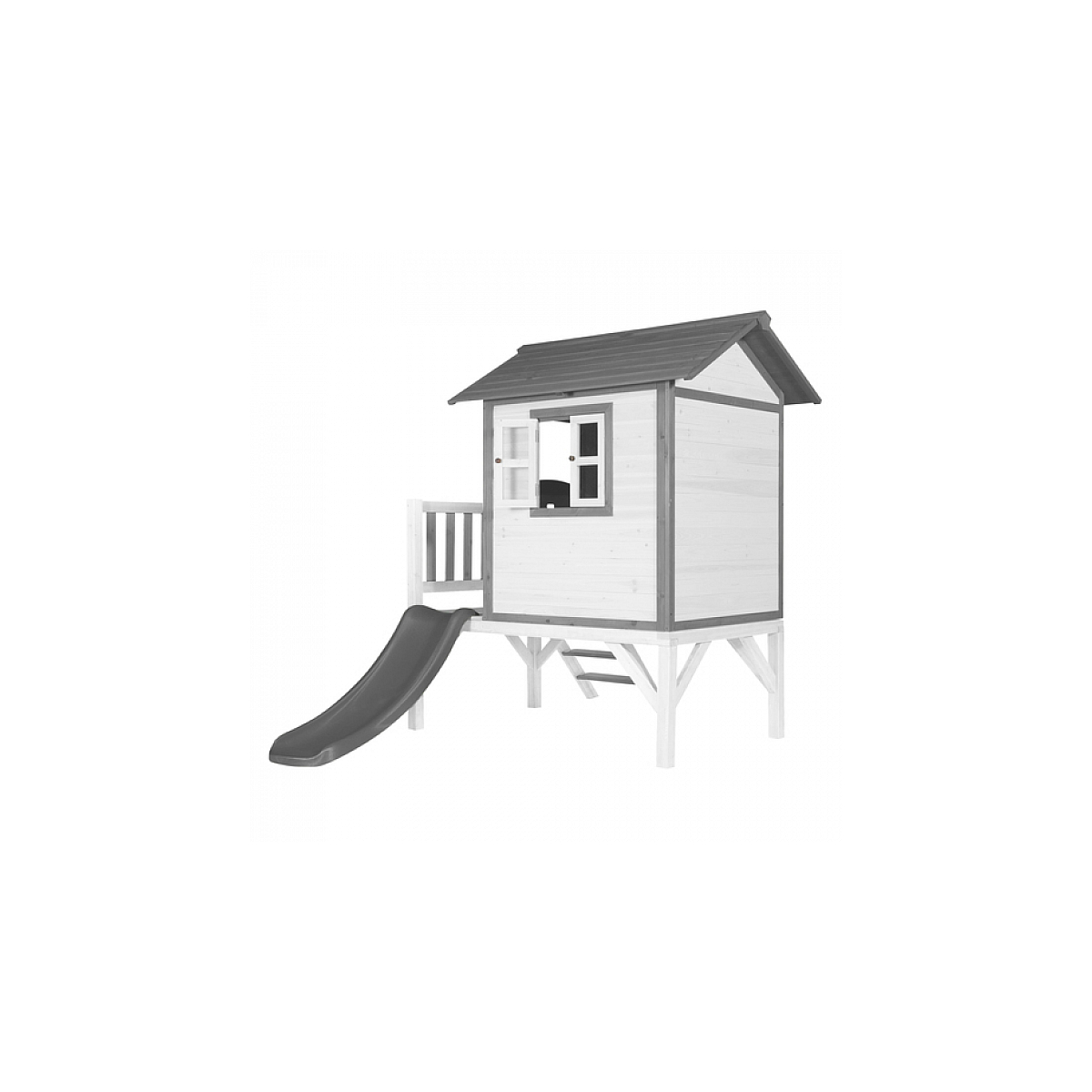 AXI Beach Lodge XL Maisonnette Classic Toboggan Gris couleur unique, AXI HOUSE
