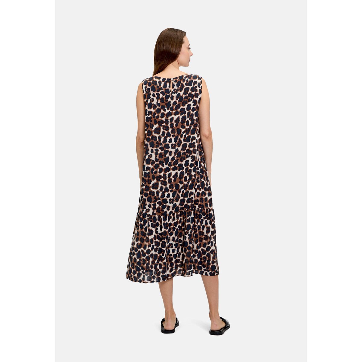 Robe à volants au look léopard brown/nature, BETTY & CO