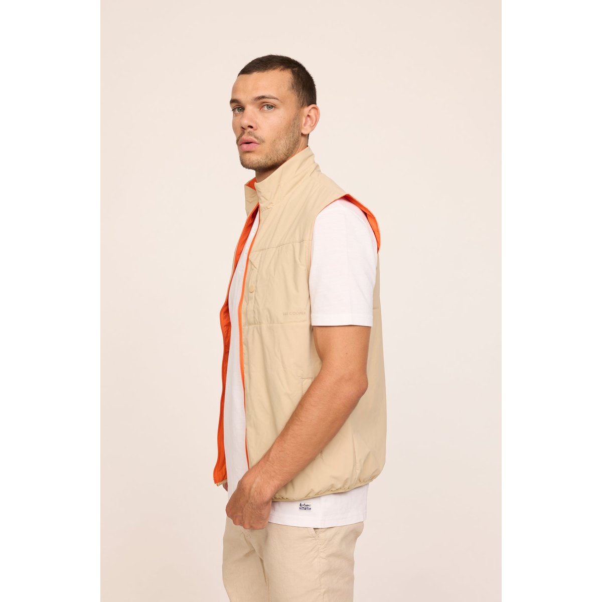 Veste sans manches   regular FONYS beige, LEE COOPER