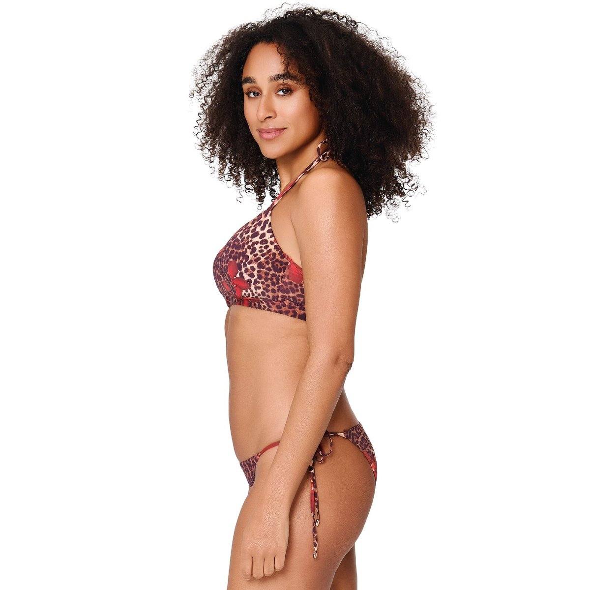 Haut de maillot de bain triangle leopard flower, LINGADORE