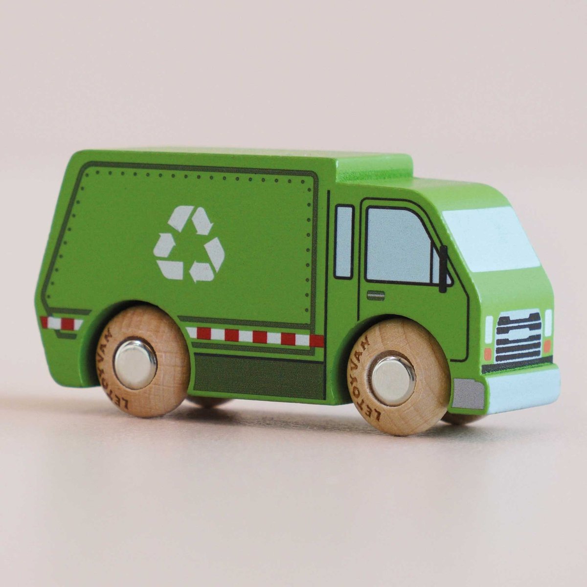 Camion de recyclage Rudy No 36 vert, LE TOY VAN