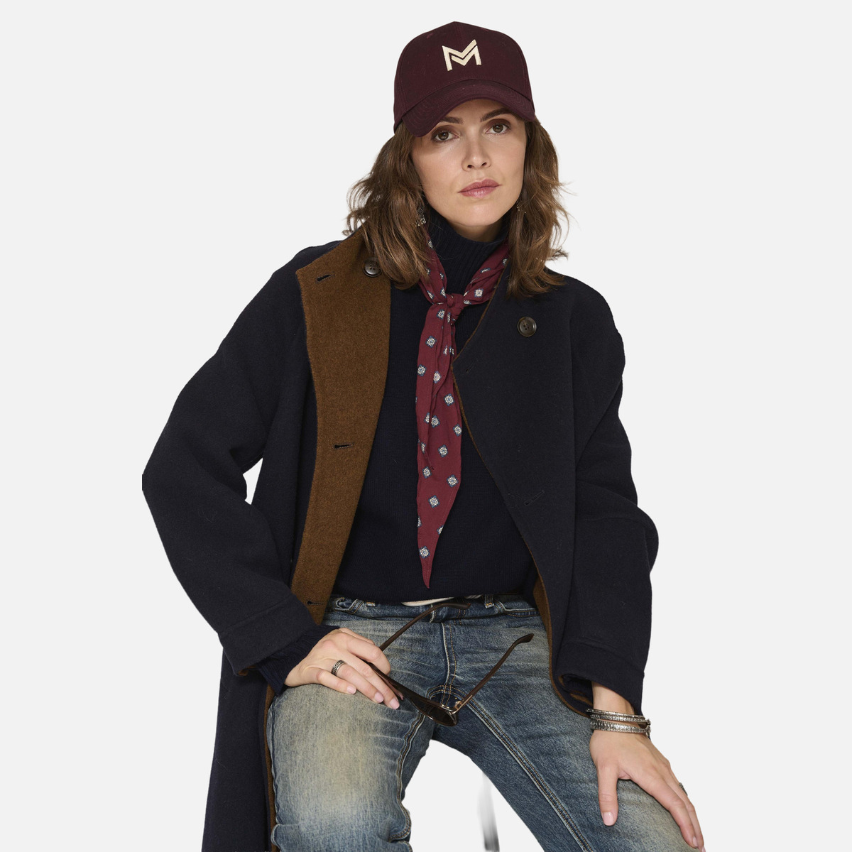 Manteau MATTY navy, MKT STUDIO