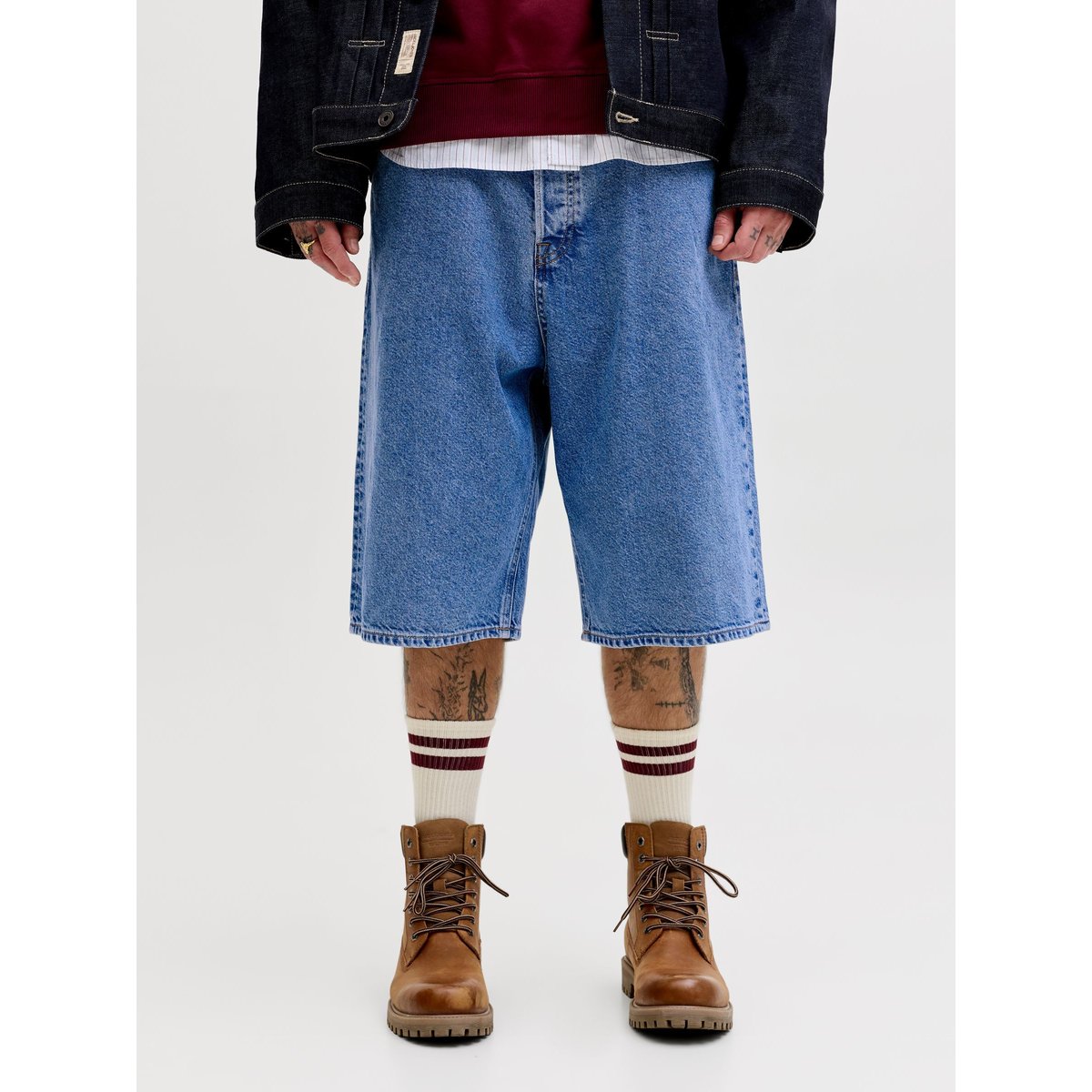 Short En Denim blue denim, JACK & JONES