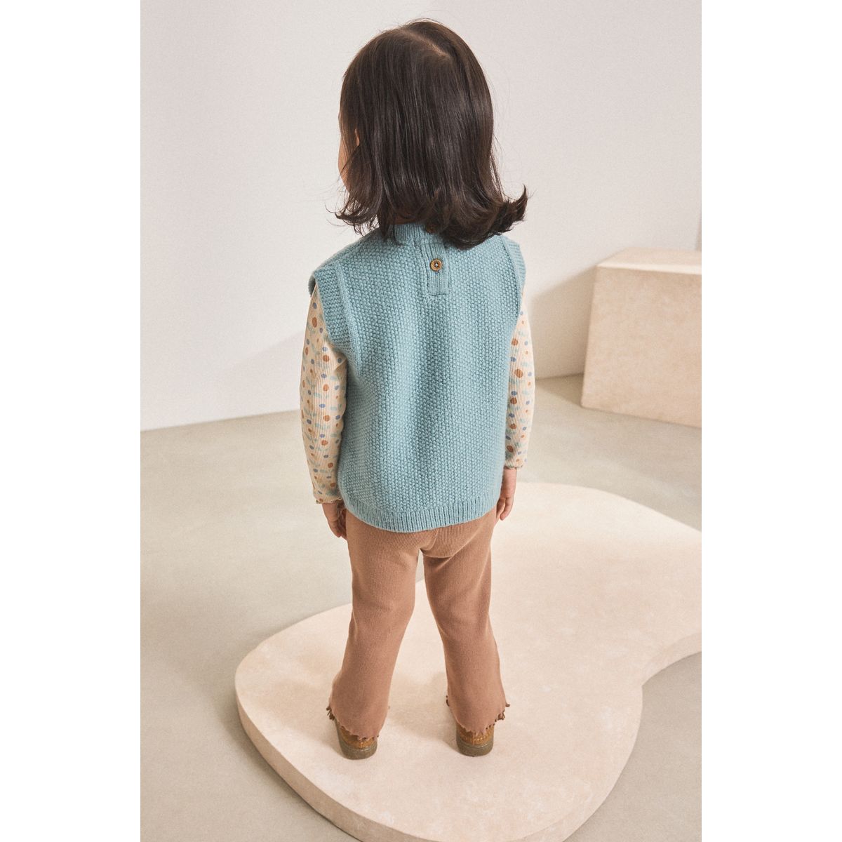 Ensemble pull en maille et legging bleu clair, NEXT