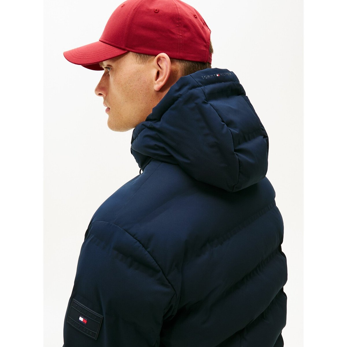 Hooded Padded Jacket navy blue, TOMMY HILFIGER