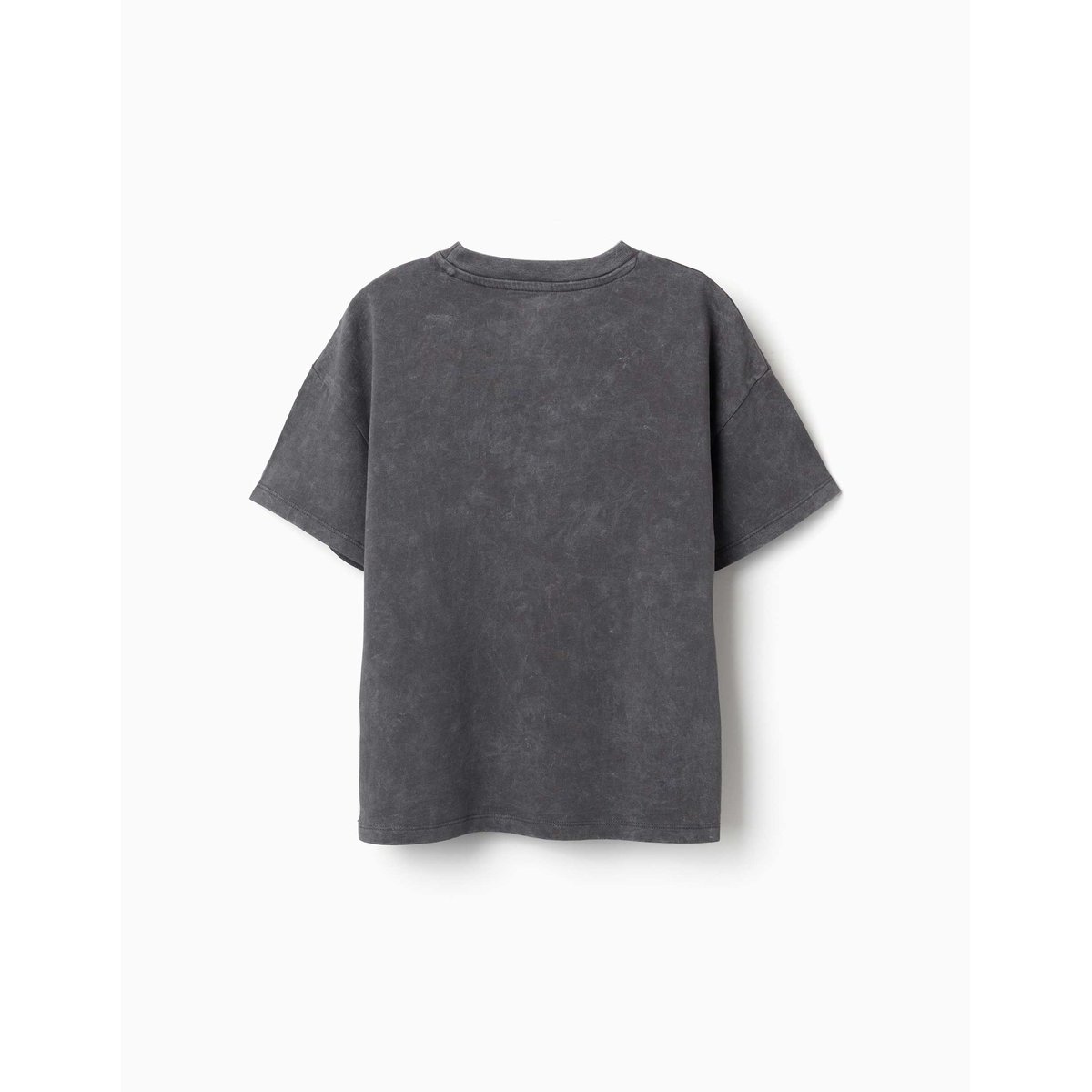 T-shirt en coton avec imprimé Stitch gris foncé, ZIPPY