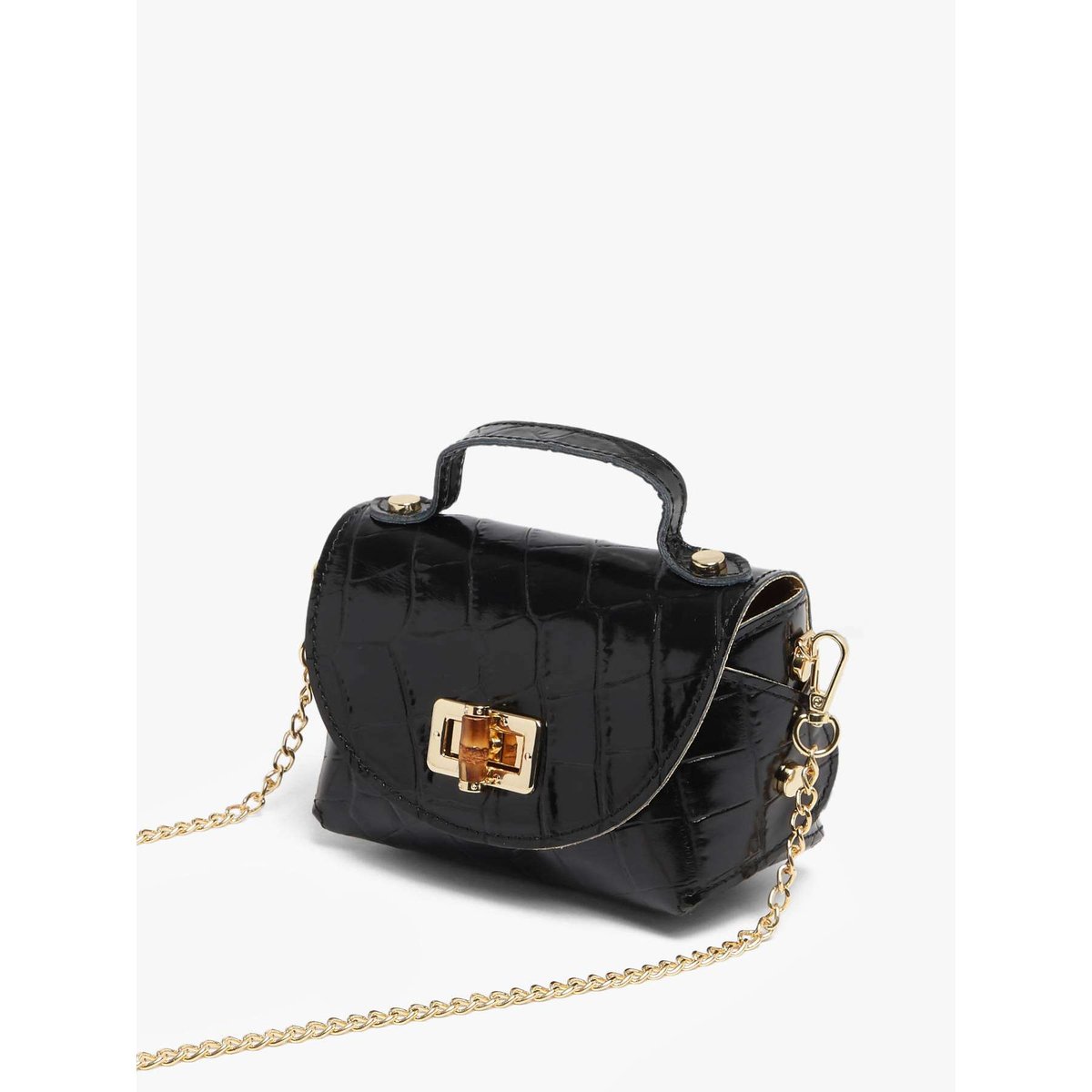 Mini-sac Cocco balo cuir nero, MILANO