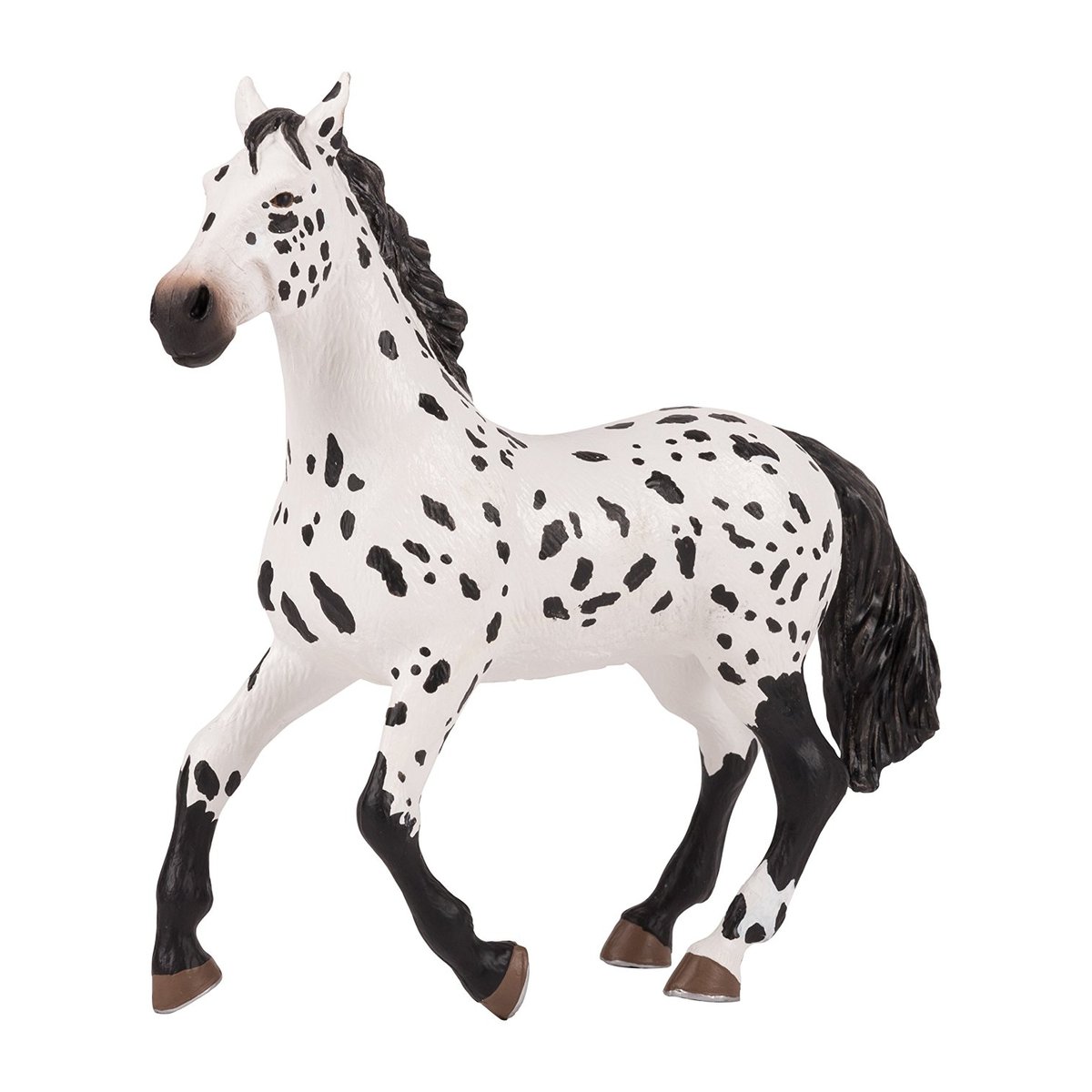 Figurine Grand Cheval Appaloosa blanc, PAPO
