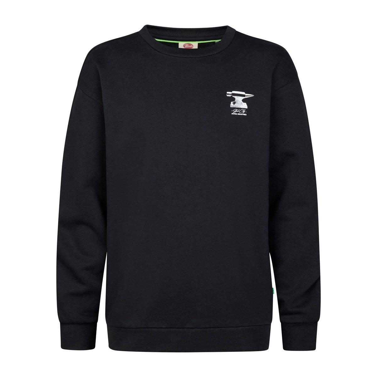 Sweat à motif steelhill noir deep black, PETROL INDUSTRIES