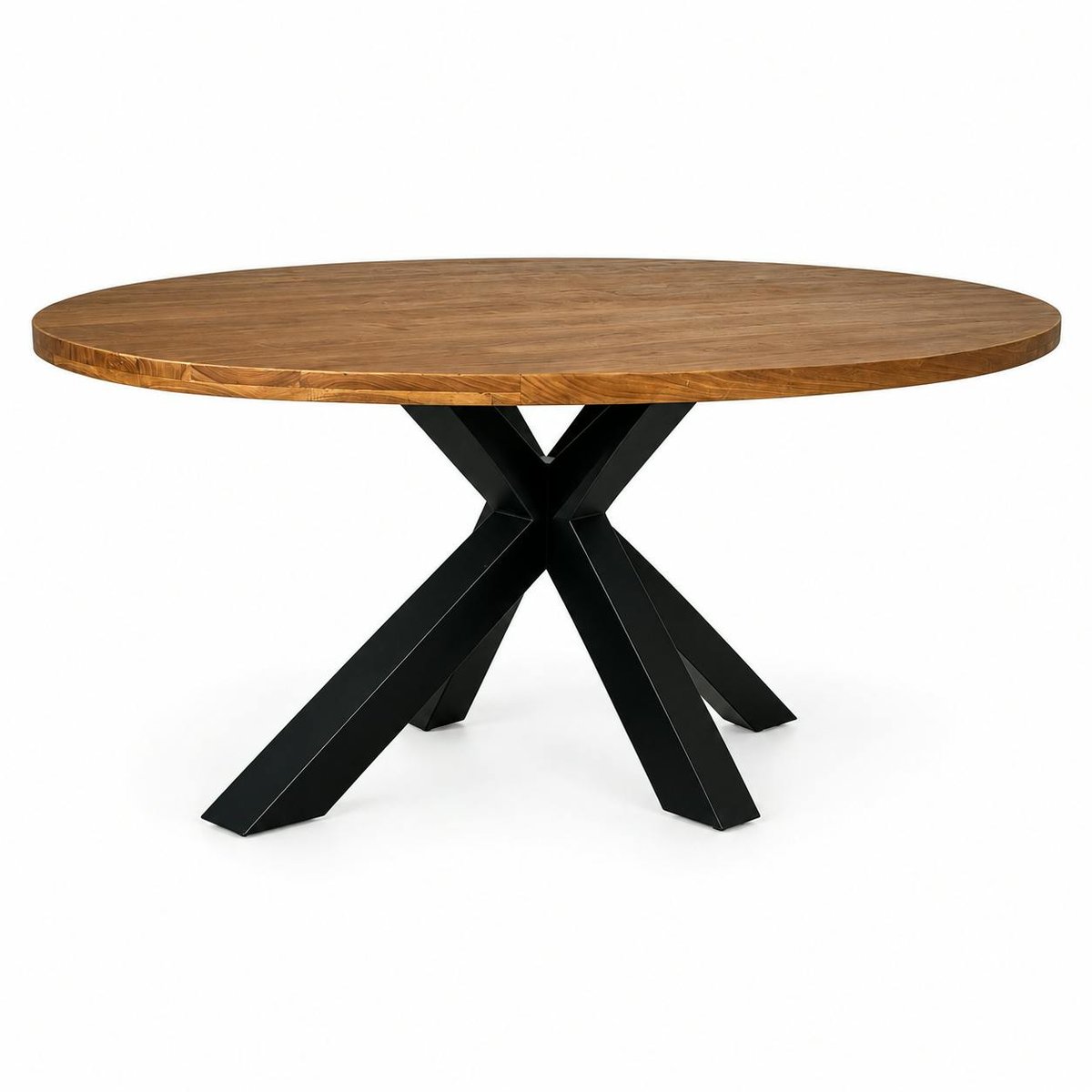 Table à manger ovale en bois de teck recyclé 190 cm ONTARIO bois naturel, PIER IMPORT