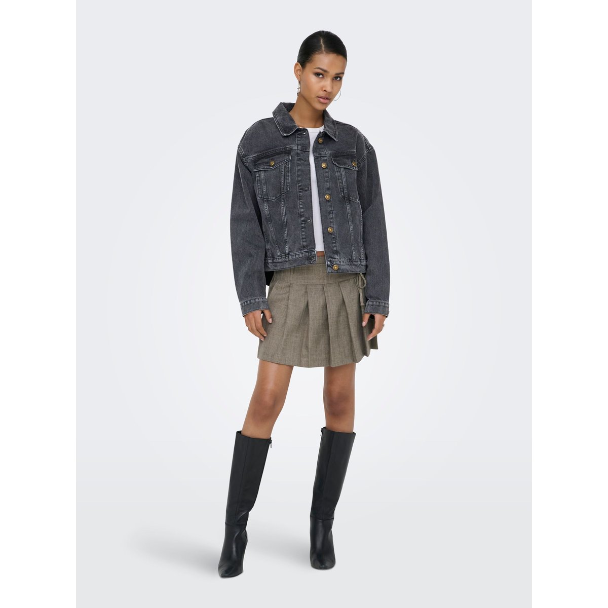 Veste En Jean noire - washed black 1, ONLY