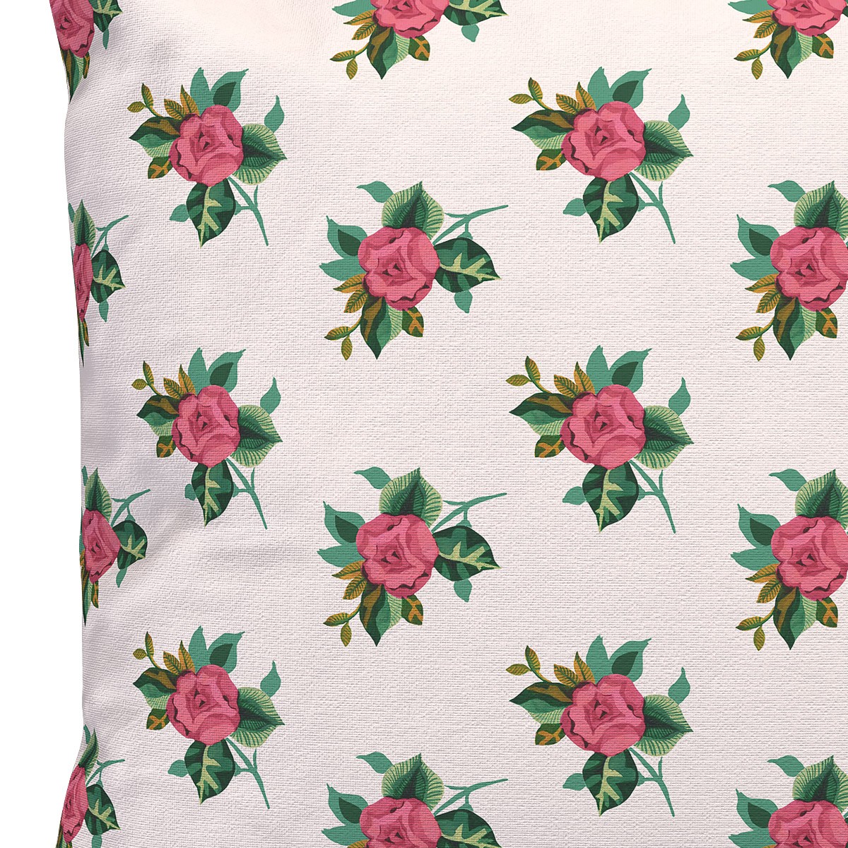 Housse de coussin extérieur ROSALIE blanc, VENT DE BOHÈME