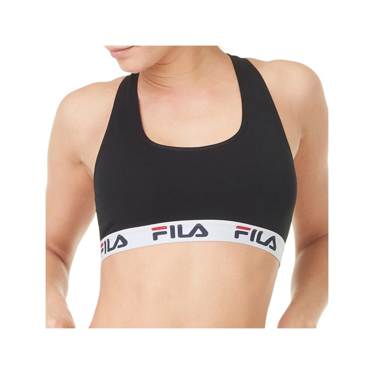 Lot De 3 Brassières Coton 6042 noir/gris/blanc, FILA