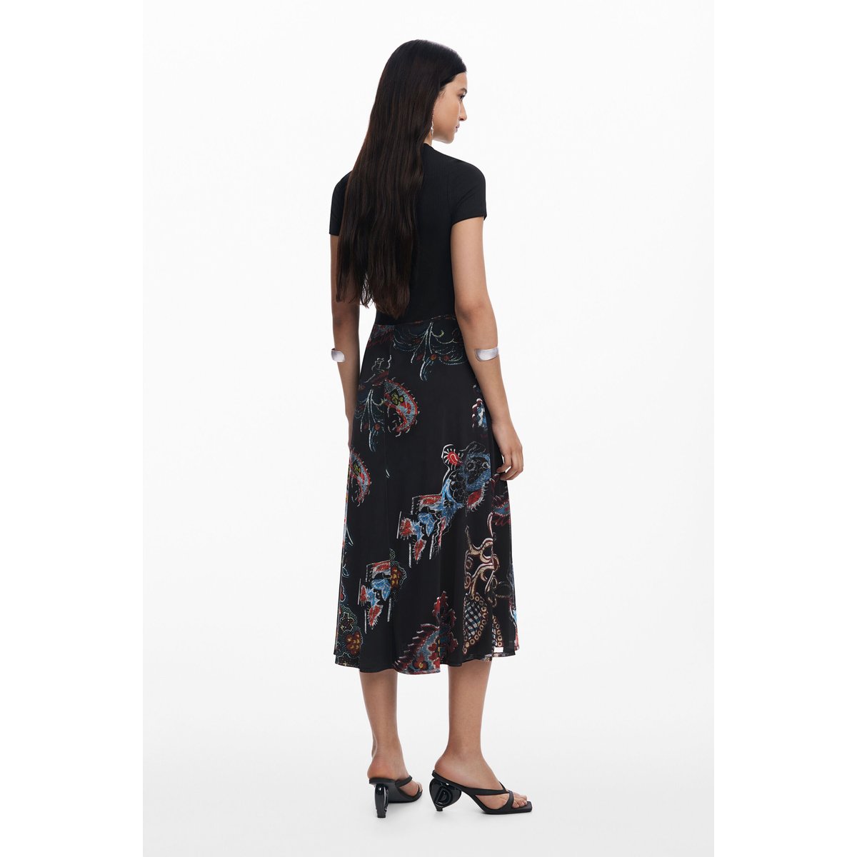 Robe conçue par Mr. Christian Lacroix noir, DESIGUAL
