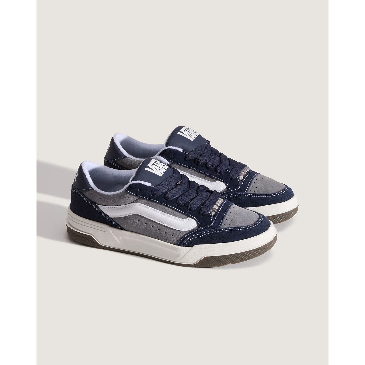 Baskets en cuir HYLANE noir/gris, VANS