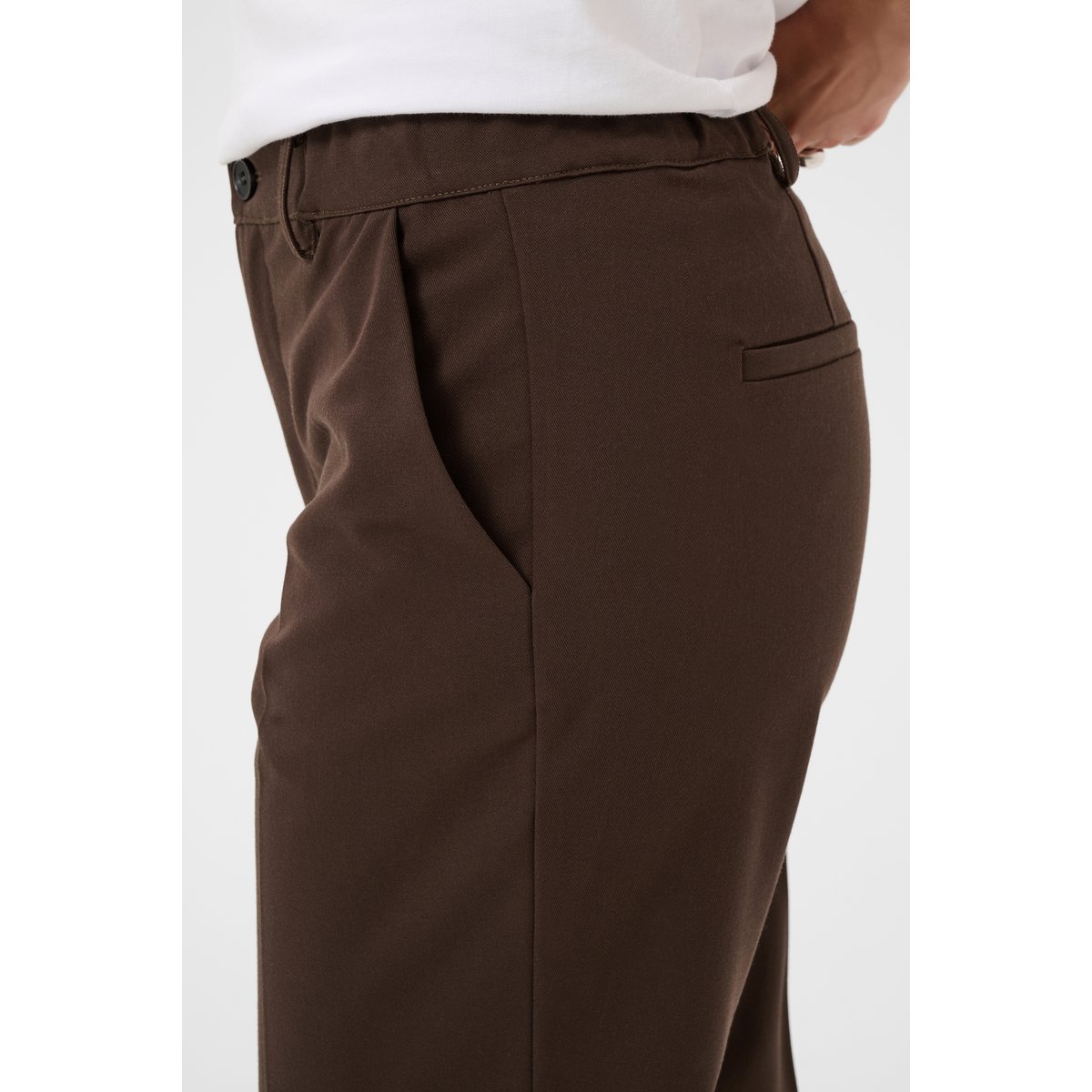 Pantalon de costume marron coffee bean, KAFFE