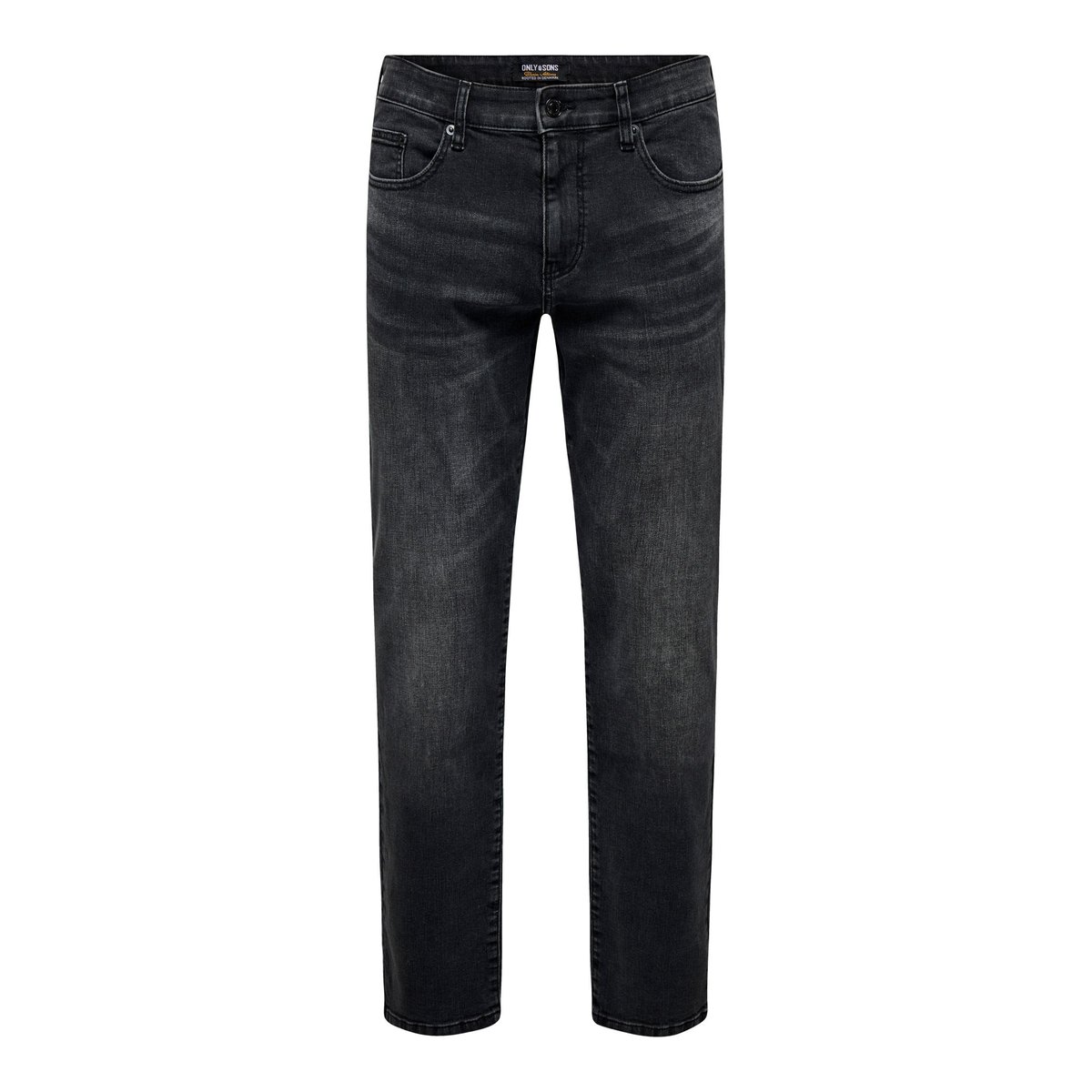 Jean droit Sweft washed black, ONLY & SONS