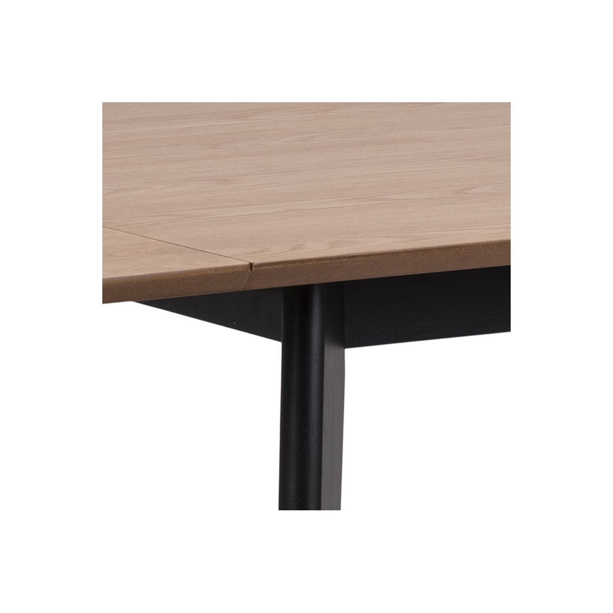 Table à manger carrée extensible en bois L80/120 - LETA chêne, HELLIN, DEPUIS 1862