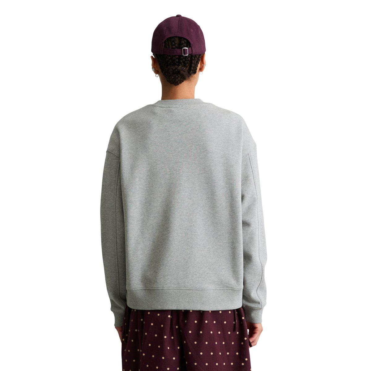 Sweat-shirt en coton biologique gris, MARC O’POLO DENIM
