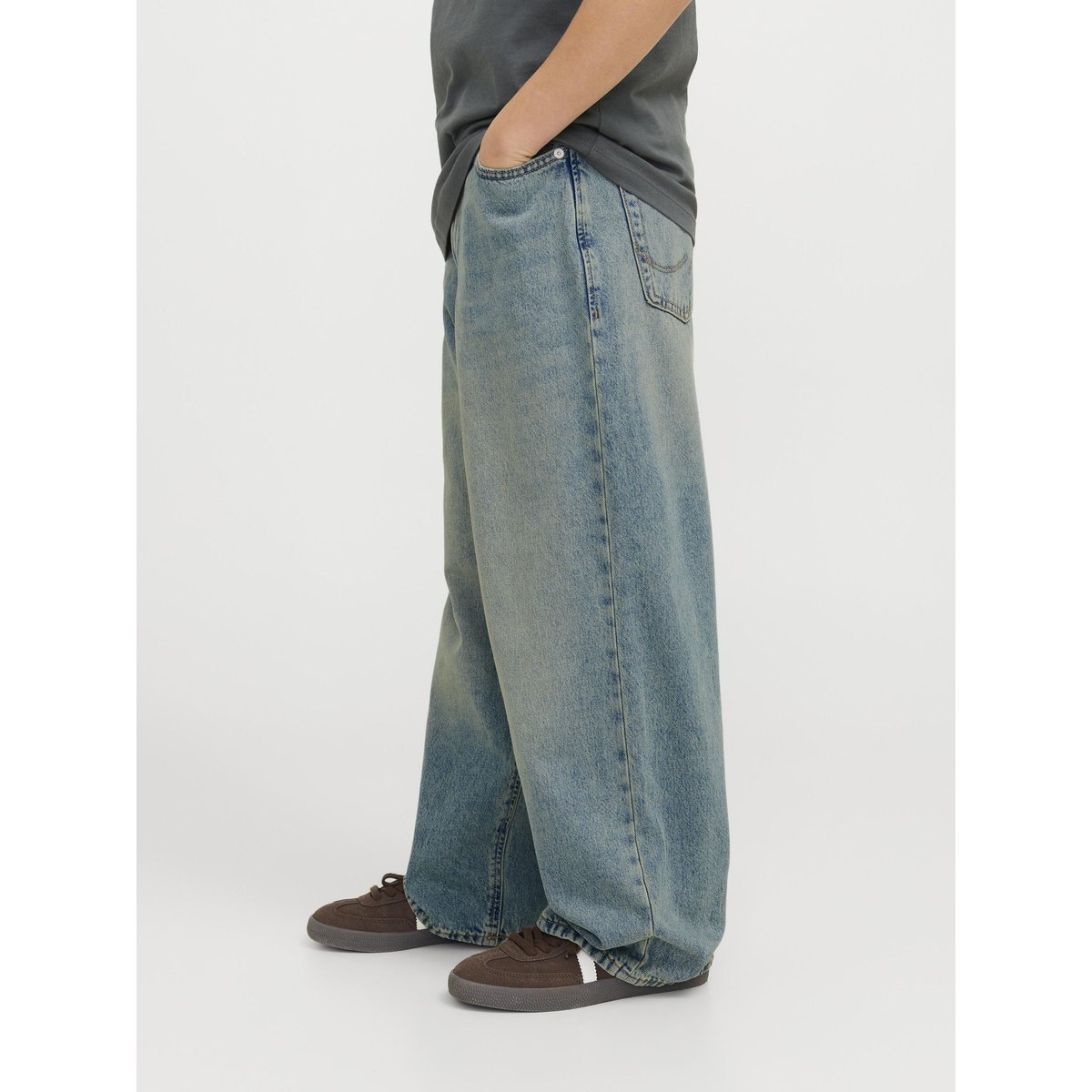 Jean Extra Baggy Fit blue denim, JACK & JONES JUNIOR