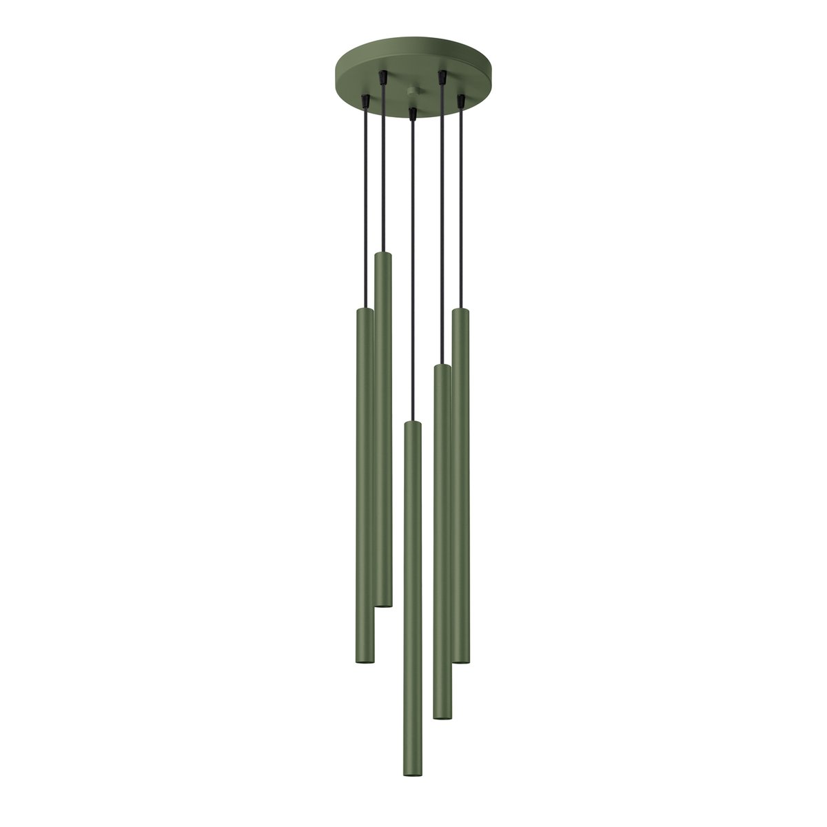 Suspension Acier Vert Olive G9 5 Pastelo vert, EDEN