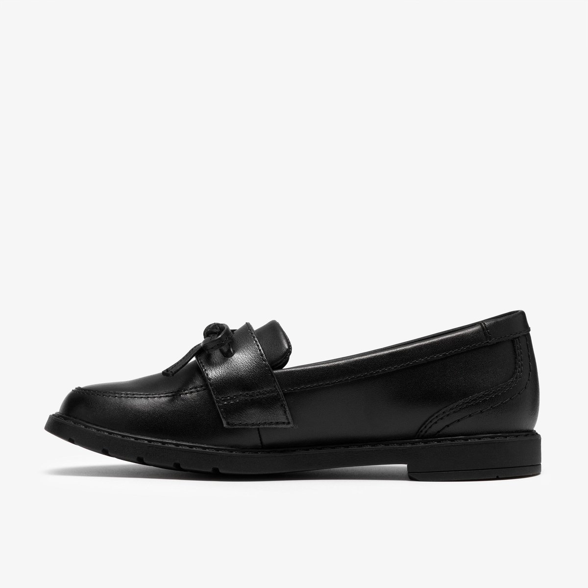 Mocassins Cuir Coupe Large SCALA LANE O noir, CLARKS