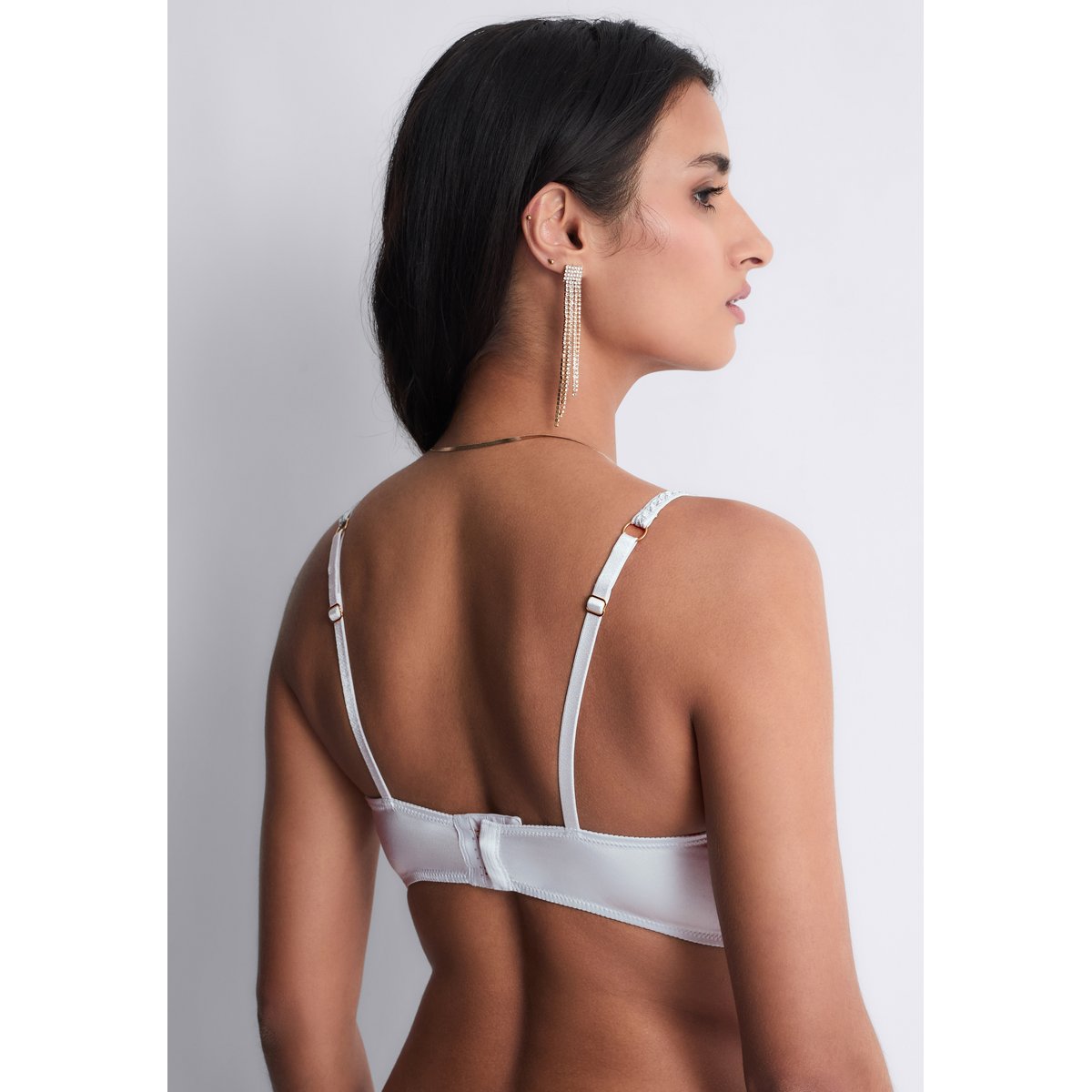 Bustier Satin Memories bleu, AUBADE