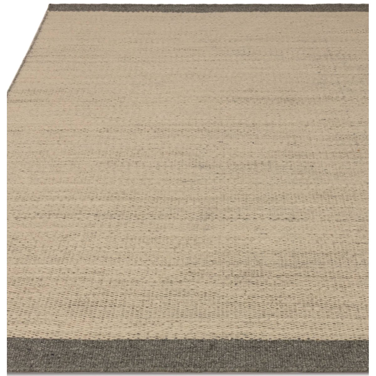 Tapis de salon moderne pure laine MALI gris, NOVATREND