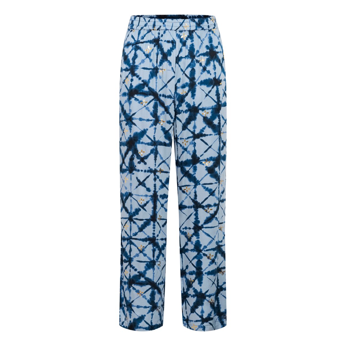 Casual pants bleu batik, CULTURE