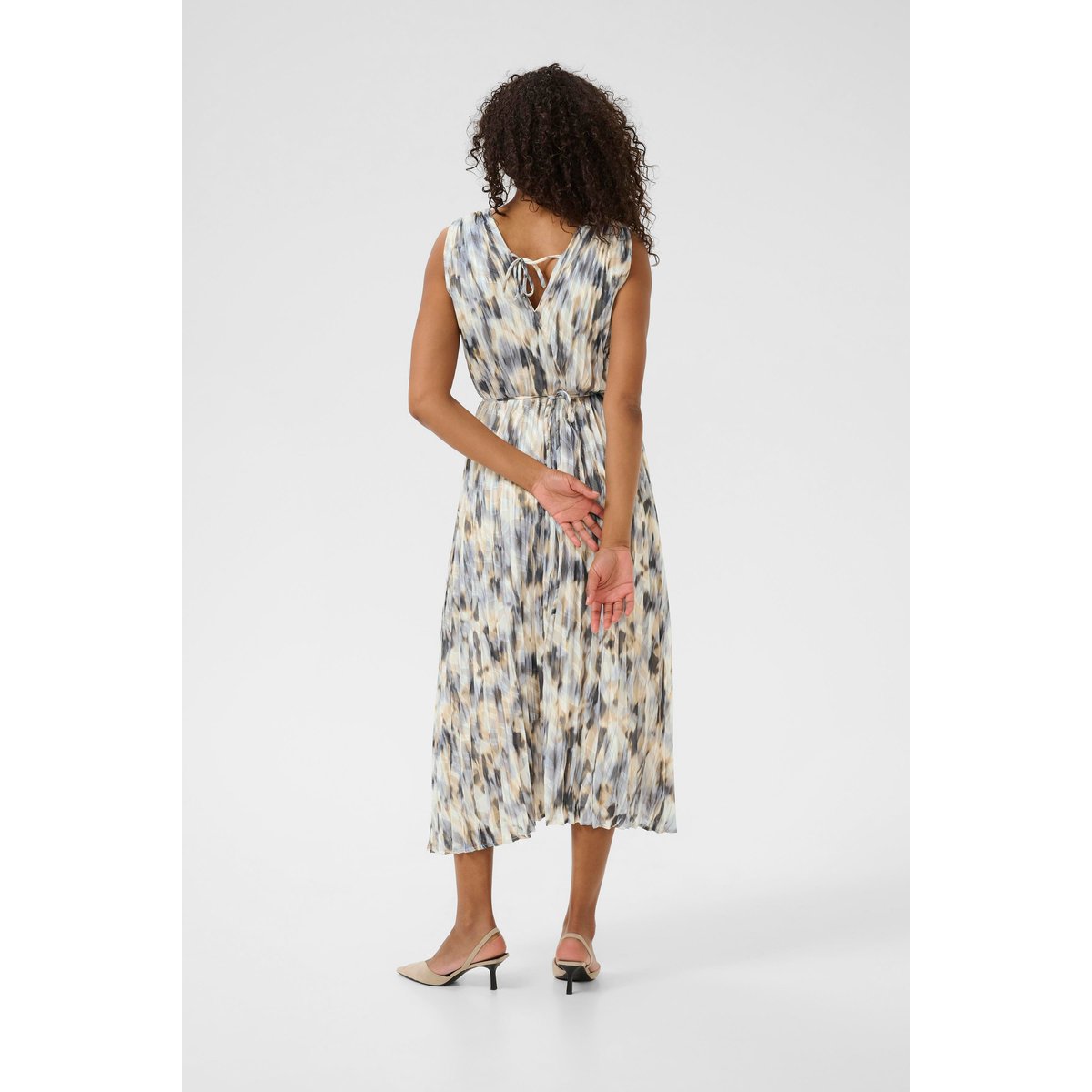 Dress imprimé grey graphic blue print, KAFFE