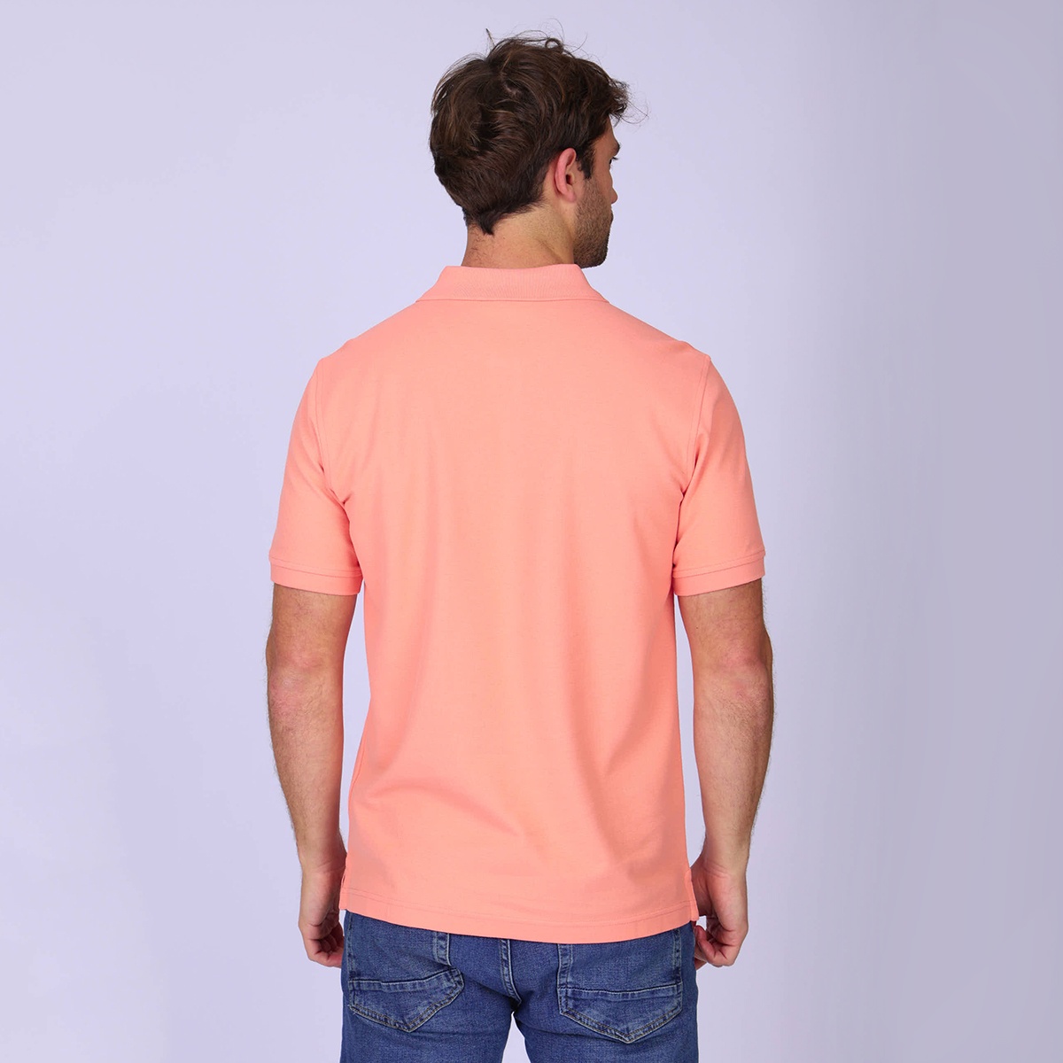 Polo Collin rose, MISE AU GREEN