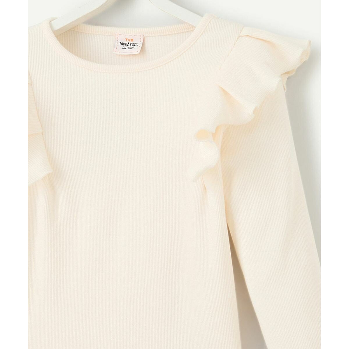 Long Sleeve T-Shirt ecru , TAPE A L'OEIL