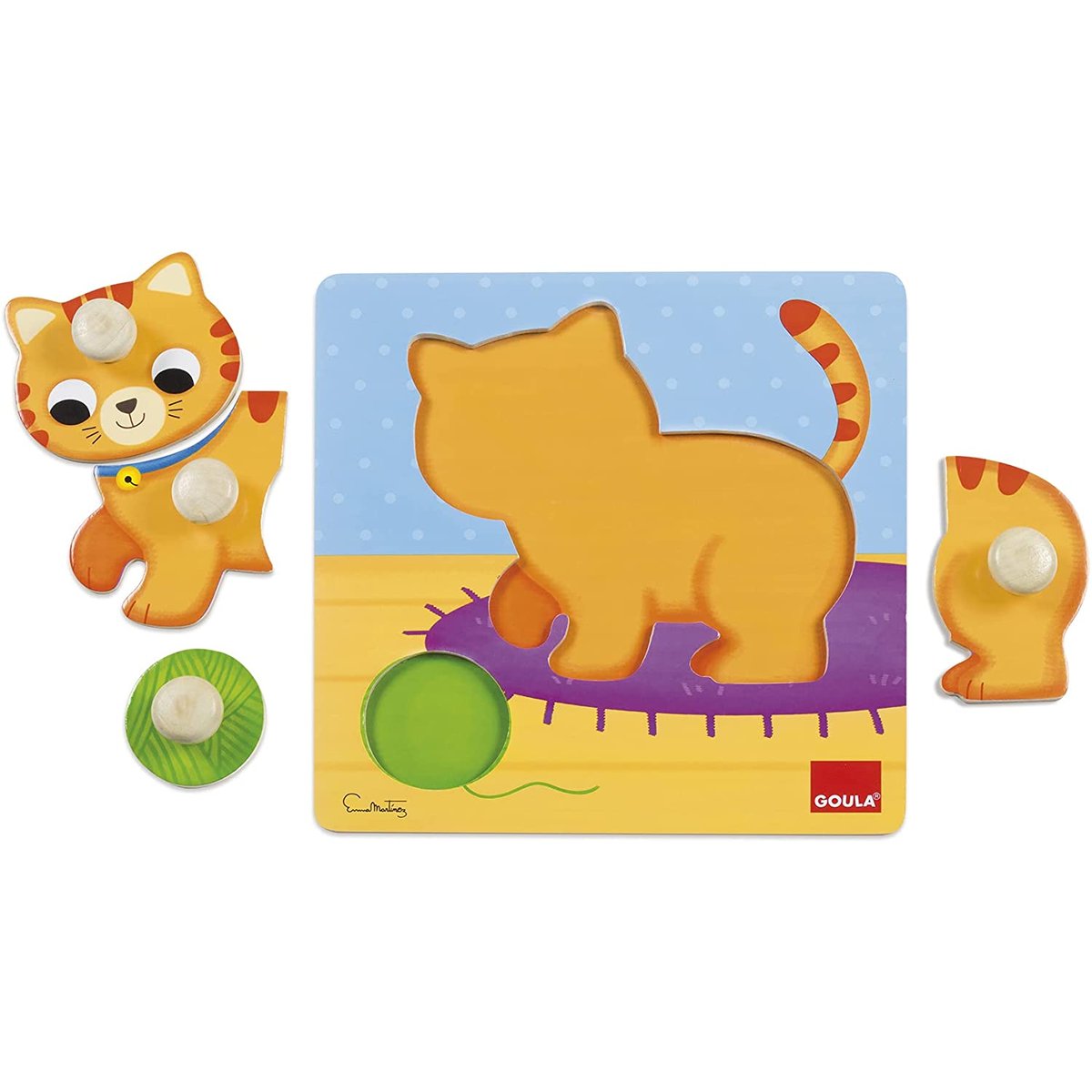 Puzzle Chat orange, GOULA