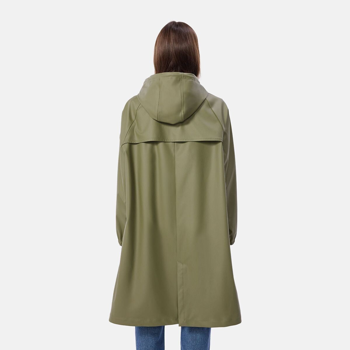 Ciré long bicolore à capuche vert, PETIT BATEAU