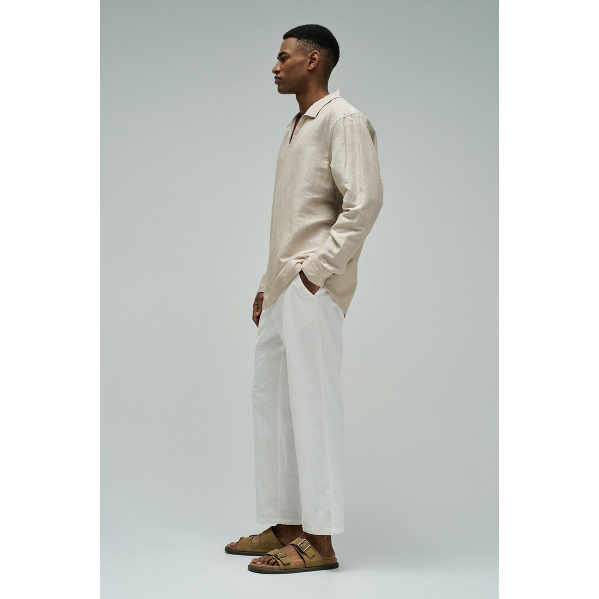 CHEMISE EN LIN ecru, SALSA JEANS