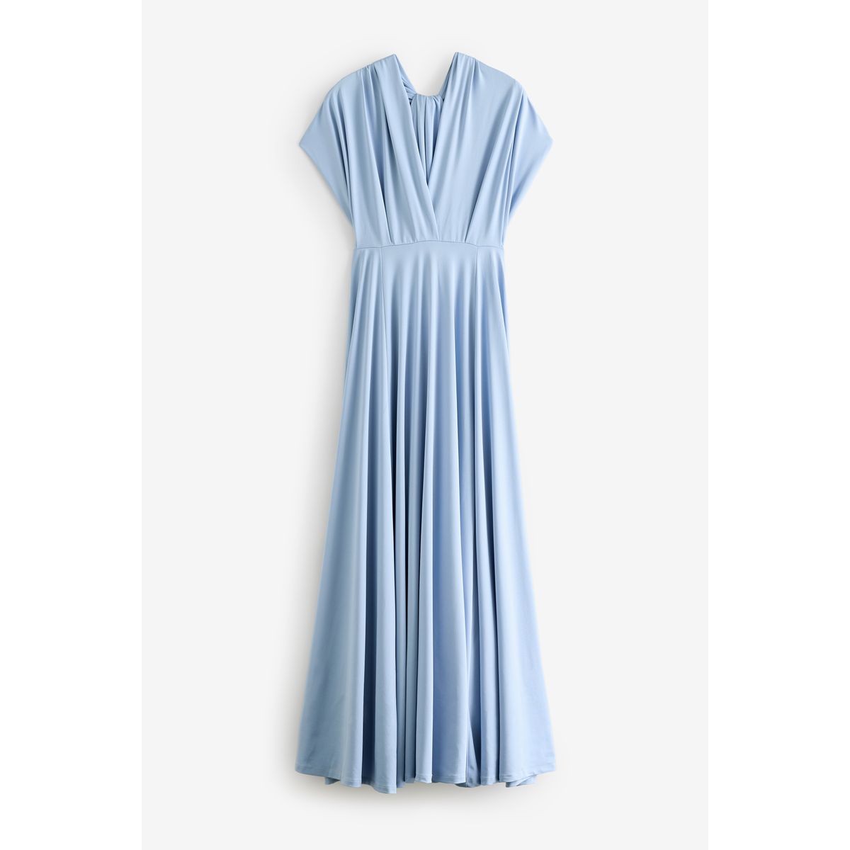 Robe longue habillée en jersey bleu pastel, NEXT