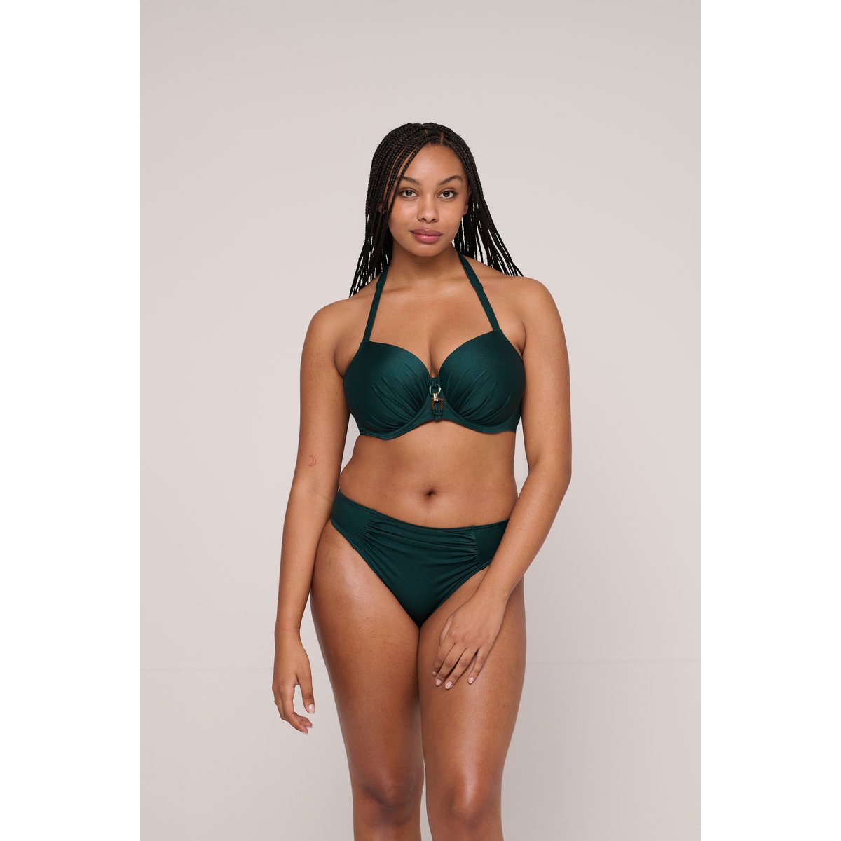 Bikini Slip brésilien MANGALORE vert - jewel green, PRIMADONNA