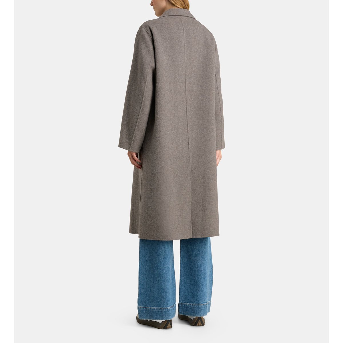 Manteau long tanguy laine double face beige, GALERIES LAFAYETTE