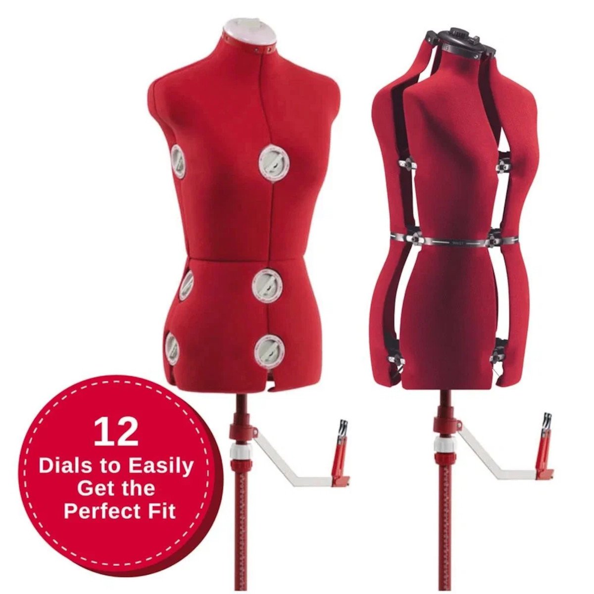 Mannequin couture DF150R rouge, SINGER