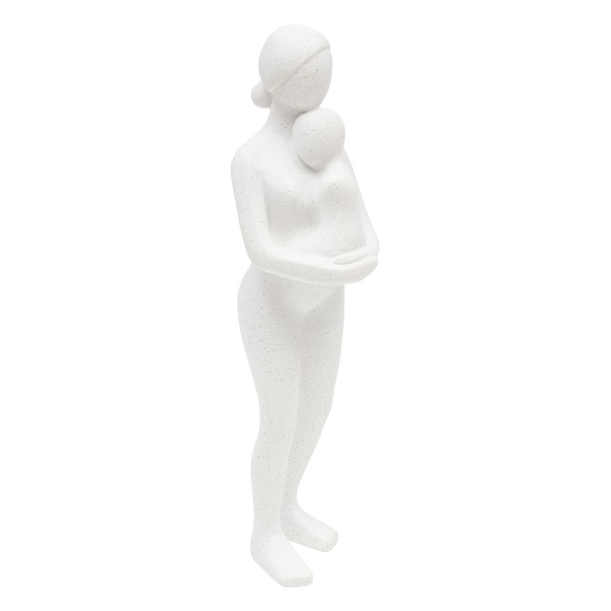 Famille déco Colin H.21cm blanc modèle b, ATMOSPHERA